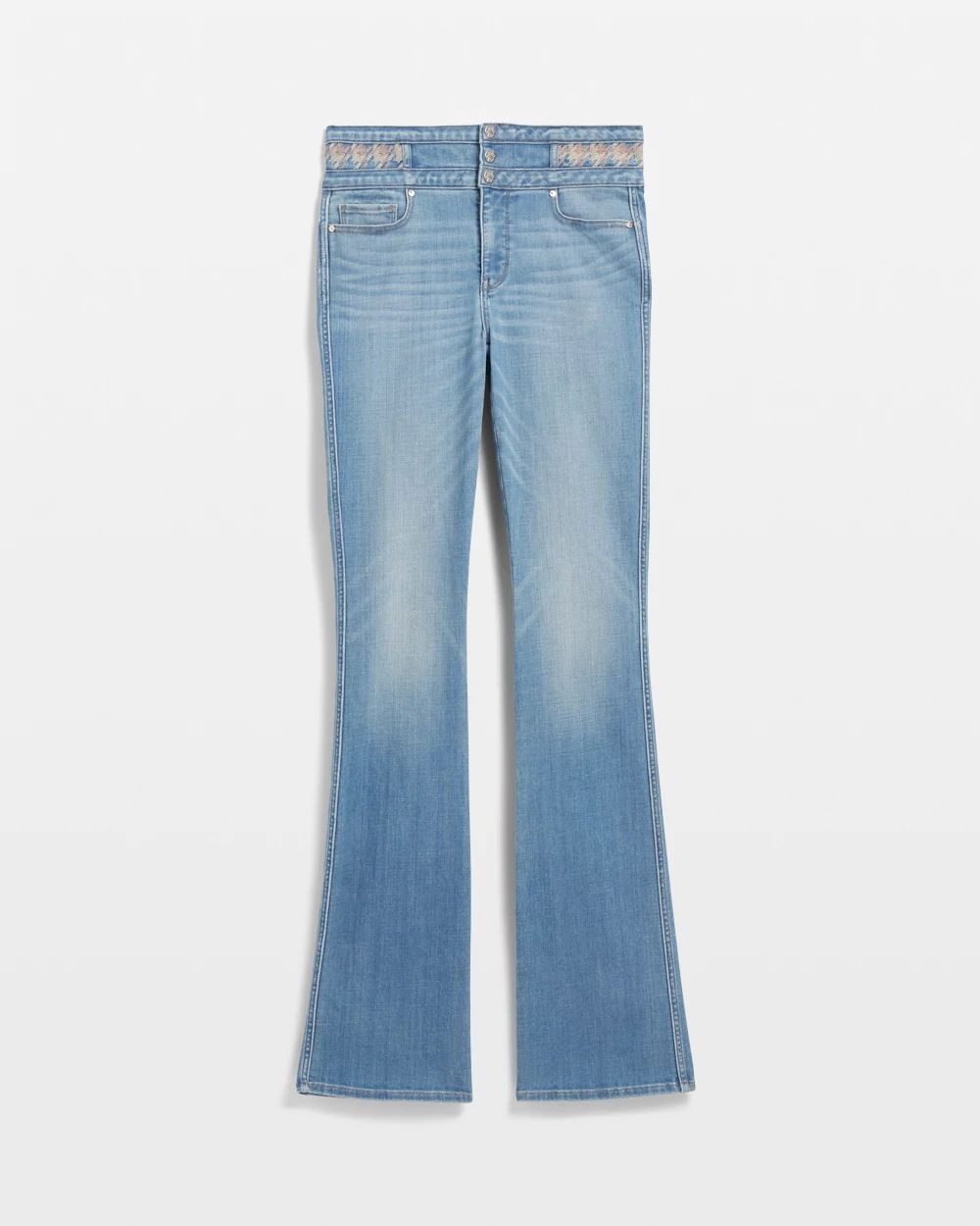 Extra High-Rise Everyday Soft Denim™ Skinny Flare Jeans | White